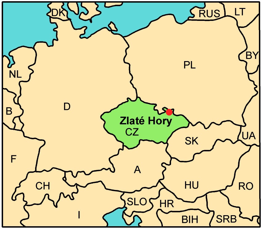 Map of Czech Republic 2009